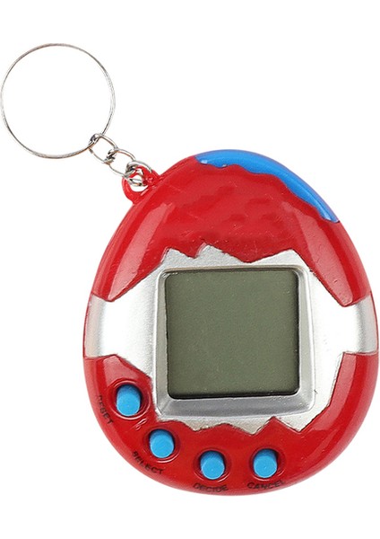 Kırmızı 1 Adet 90 S Nostaljik Tamagotchi Elektronik Evcil Hayvan Konsolu Çocuk Oyuncak Taşınabilir Anahtarlık Komik Sanal Siber Oyuncak Noel Yeni Yıl Hediyesi (Yurt Dışından)