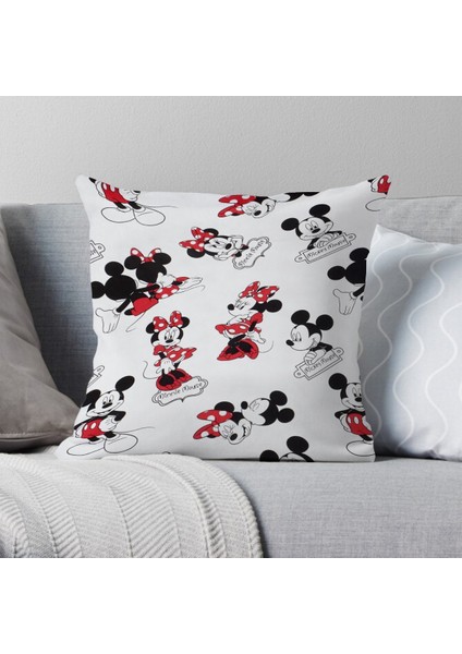 38 Disney Anime Yastık Kılıfı Yumuşak Karikatür Mickey Minnie Mouse Erkek Kız Yastık Kılıfı Minder Örtüsü 45X45CM Yatak Kanepe Yastık Örtüsü Hediye (Yurt Dışından) fırsatları
