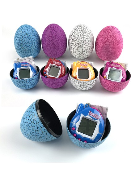 W Çok Renkli Tumbler Oyuncakları Tamagochi Dinozor Yumurtası Sanal Elektronik Evcil Hayvan Makinesi Dijital Elektronik E-Evcil Hayvan Siber Oyuncak El Oyunu (Yurt Dışından) indirimleri