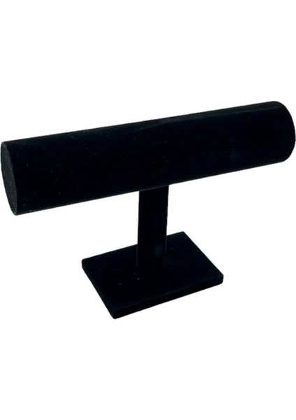 Şık Siyah Süet Takı ve Aksesuar Düzenleyici, Dekoratif Askılık