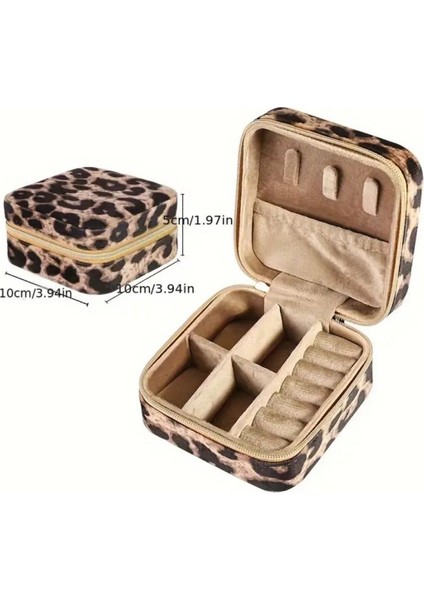 Leopar Desenli Kahverengi Takı Çantası, Şık ve Kullanışlı Tasarım fiyatları