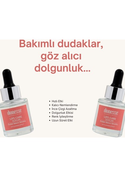 Dudak Bakım Serumu 20 ml | Doğal Nem ve Belirgin Dudak Görünümü fiyatları
