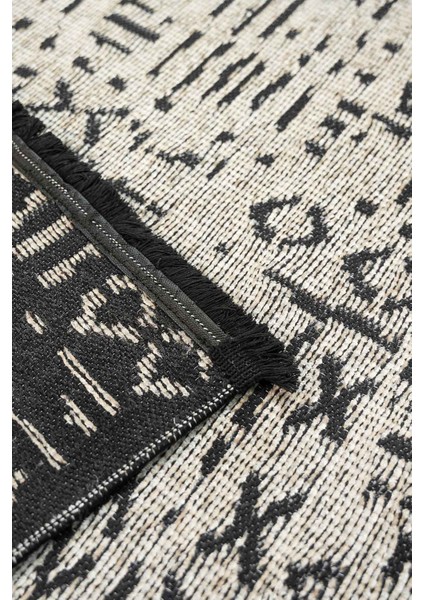 Claire Saçaklı Dokuma Taban Pamuklu Yıkanabilir Vizon Bej Salon Halısı Kilim Mutfak Halısı Yolluk modelleri