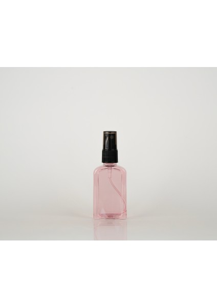 Group Ticaret 50 ml Kare Pet Beyaz Sprey Fısfıslı Kolonya Şişesi 20 Adet