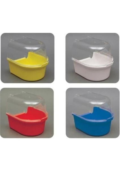 Ti-Sert Lüx Kapalı Kuş Banyoluğu Beyaz Renk 14X14X14 cm 1 Adet.