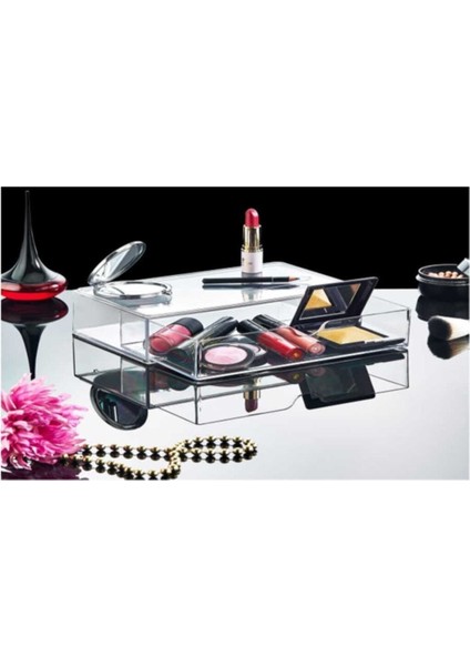 Beyaz Mini Makyaj ve Kozmetik Fırça Düzenleyici Organizer fiyatları