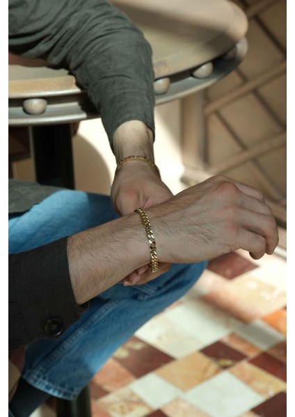 Altın Erkek Tasarım Bileklik fırsatları