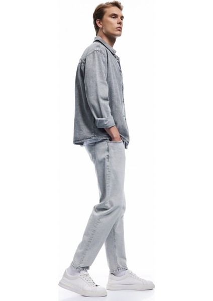 Normal Bel Pamuklu Tapered Fit Jean Pantolon - Joe Jean