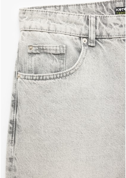 Normal Bel Pamuklu Tapered Fit Jean Pantolon - Joe Jean