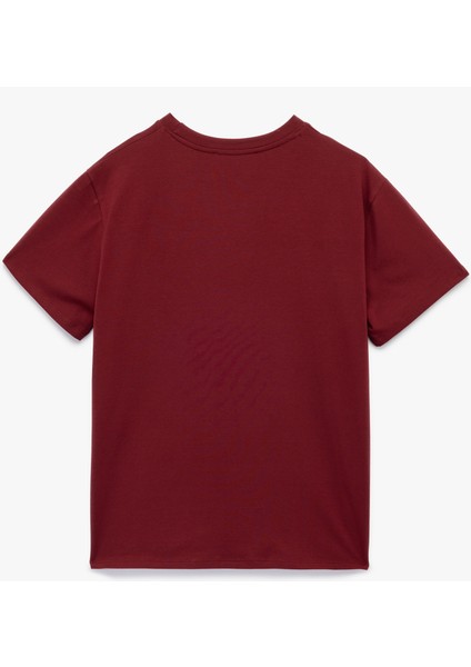 Kısa Kollu Bisiklet Yaka Pamuklu Basic Oversize Tişört fiyatları