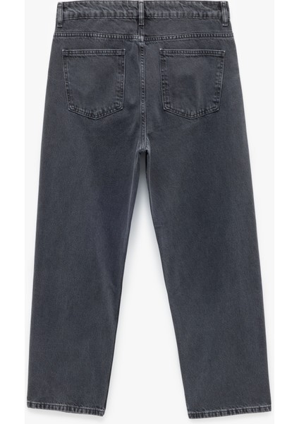 Pamuklu Cep Detaylı Bol Baggy Jean Pantolon fiyatları