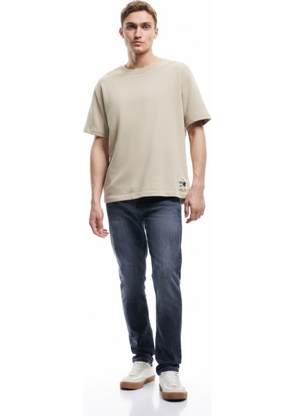 Normal Bel Cep Detaylı Pamuklu Slim Fit Jean Pantolon - Brad Jean