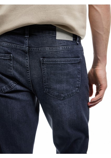 Normal Bel Cep Detaylı Pamuklu Slim Fit Jean Pantolon - Brad Jean modelleri