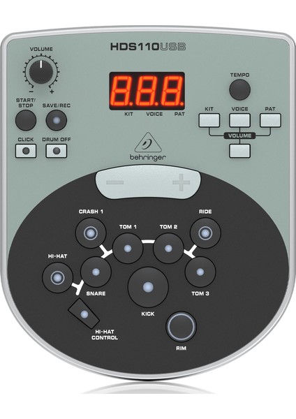 XD8 USB 8 Parça Elektronik Davul Seti indirimleri