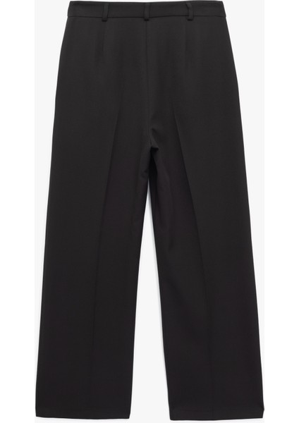 Cepli Pile Detaylı Yüksek Bel Palazzo Pantolon fiyatları