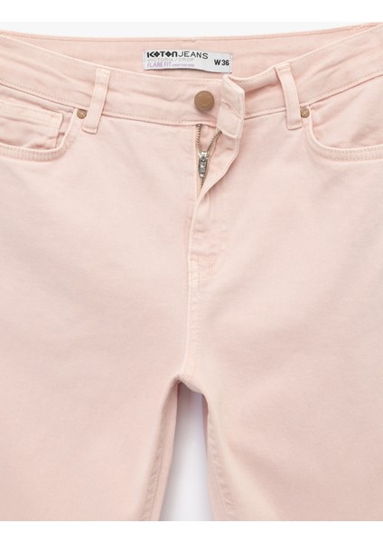 Kesik Paça Basic Denim Pantolon fırsatları