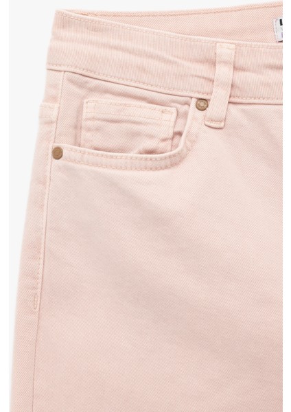 Kesik Paça Basic Denim Pantolon indirimleri