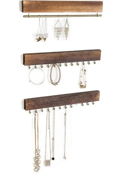 Doğal Ahşap Takı Askılığı, Şık ve Düzenli Saklama Çözümü fiyatları