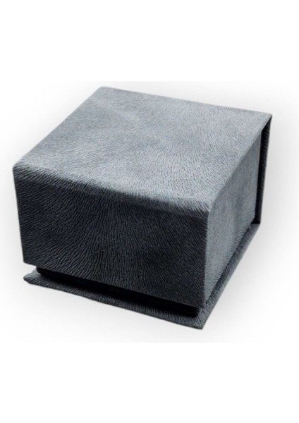 Gri Yüzük Kutusu, Şık ve Kullanışlı Takı Saklama Çözümü