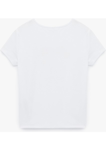 Pamuklu Slim Fit Kısa Kollu Bisiklet Yaka Tişört fiyatları