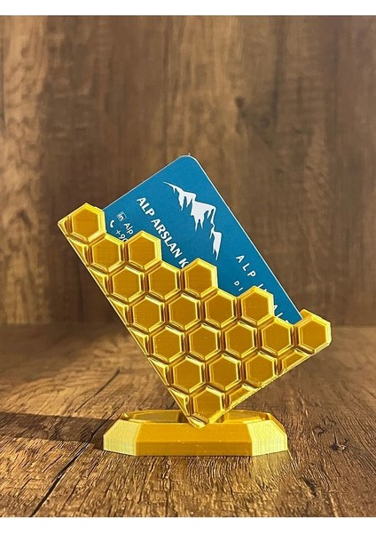 Modern Altıgen Kartvizitlik - Gold modelleri