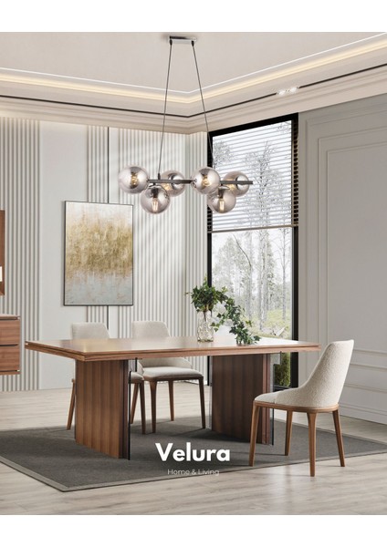 Elara Yemek Odası Takımı (Yemek Masası + 4 Adet Sandalye)