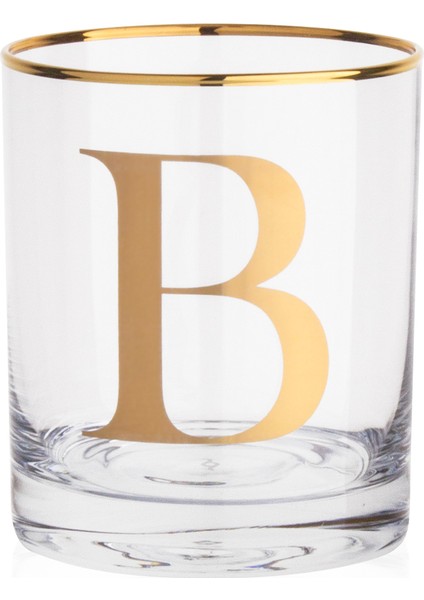 B Harfi 300 ml Viski Bardağı 9-01010614
