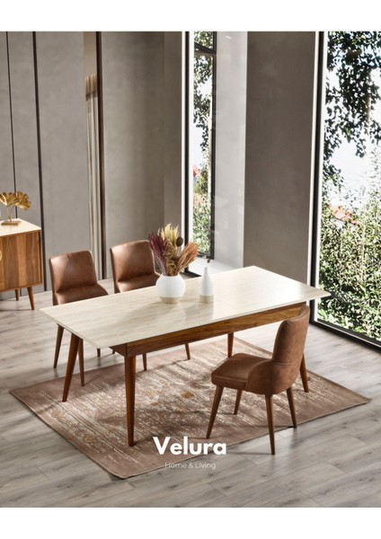 Luna Yemek Odası Takımı (Yemek Masası + 4 Adet Sandalye)