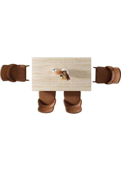 Luna Yemek Odası Takımı (Yemek Masası + 4 Adet Sandalye) indirimleri