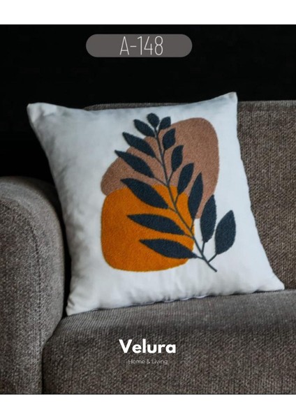 Dekoratif Kırlent & Pinterest Kırlent & Keten Kumaş - Nakış Işleme & A148