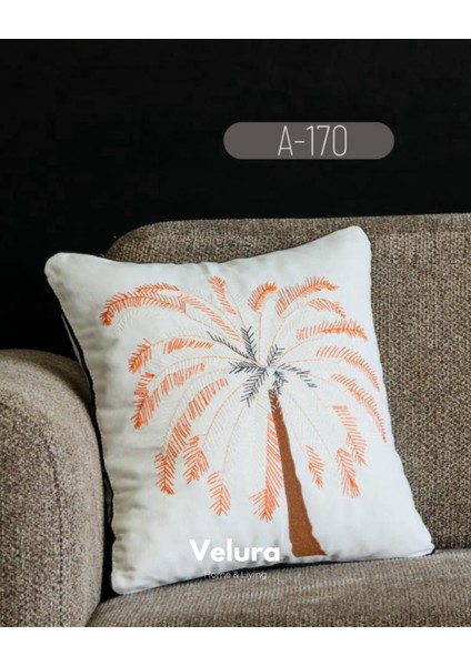 Dekoratif Kırlent & Pinterest Kırlent & Keten Kumaş - Nakış Işleme & A170