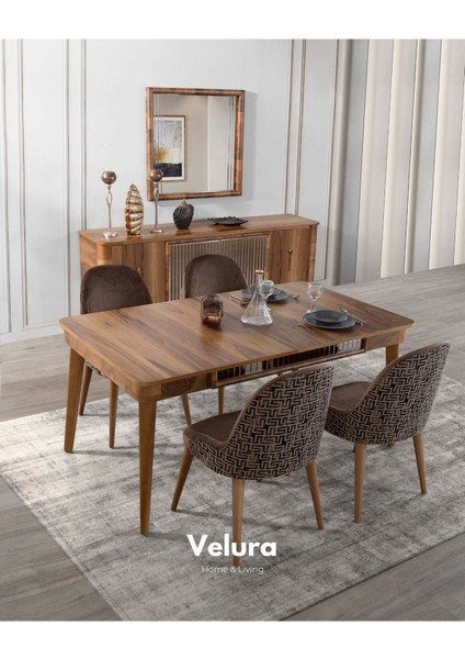 Miryan Yemek Odası Takımı (Yemek Masası + 4 Adet Sandalye)