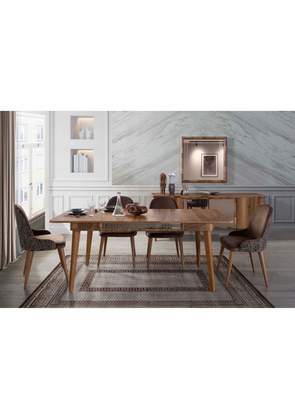 Miryan Yemek Odası Takımı (Yemek Masası + 4 Adet Sandalye) fiyatları