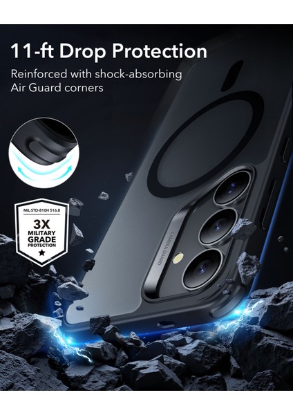 Samsung S25 Plus Halolock Magsafe Classic Hybrid Silikon Kılıf