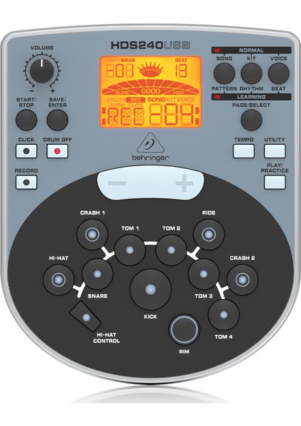 XD80 USB 8 Parça Elektronik Davul Seti