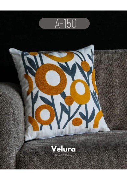 Dekoratif Kırlent & Pinterest Kırlent & Keten Kumaş - Nakış Işleme & A150