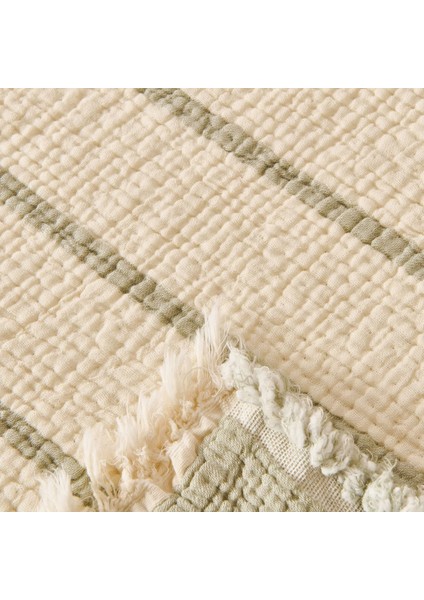 Soft Serena Tek Kişilik Yatak Örtüsü - Ekru / Haki - 170X230 cm modelleri