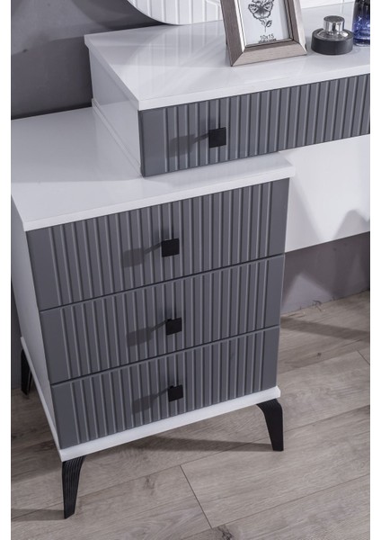 Stil (Antrasit) Modern Aynalı Şifonyer modelleri
