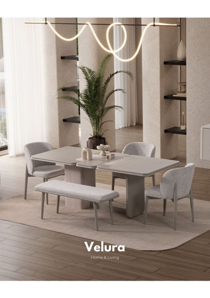 Enna Yemek Odası Takımı (Yemek Masası + 4 Adet Sandalye)