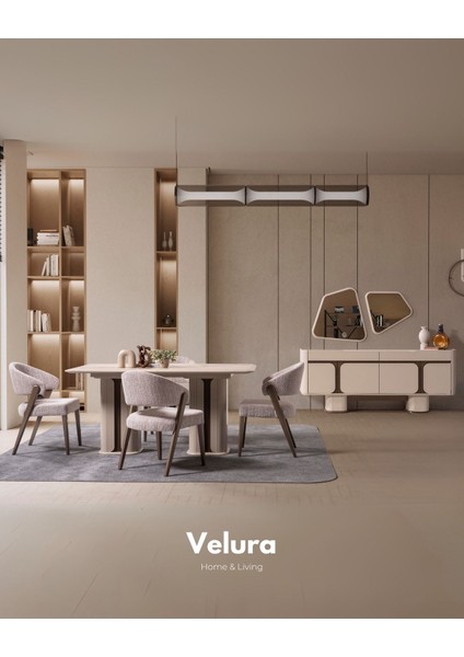 Petra Yemek Odası Takımı (Yemek Masası + 4 Adet Sandalye) modelleri