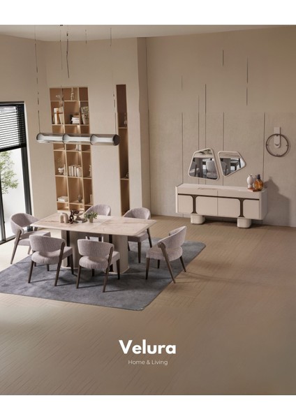 Petra Yemek Odası Takımı (Yemek Masası + 4 Adet Sandalye) fırsatları