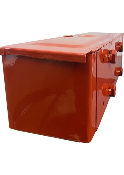 Metal Takım Sandığı Kiremit Rengi (Arkası Somunlu)