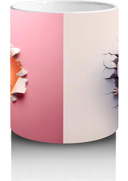 Gülümseyen Gözlerle Bakan Şapkalı Kız Maskot – Baskılı Kahve Kupası modelleri