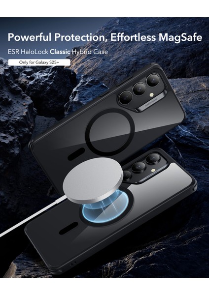 Samsung S25 Plus Halolock Magsafe Classic Hybrid Silikon Kılıf