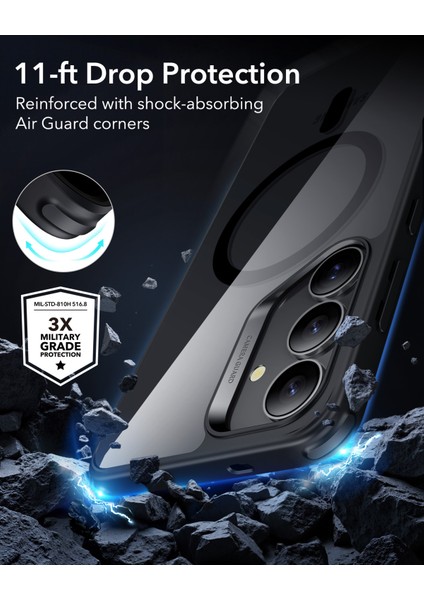 Samsung S25 Plus Halolock Magsafe Classic Hybrid Silikon Kılıf