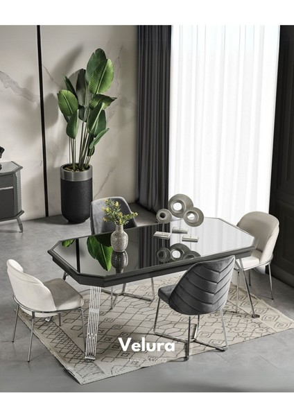 Madrid Yemek Odası Takımı (Yemek Masası + 4 Adet Sandalye)