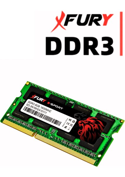 E-Sport 8gb 1600MHZ Ddr3 Notebook Ram Bellek modelleri