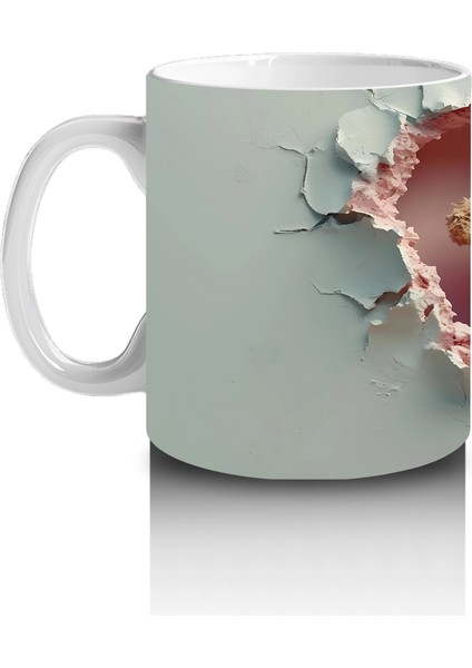 Kalp Çatlağından Bakan Çift Ayıcık – Baskılı Kahve Kupası fiyatları