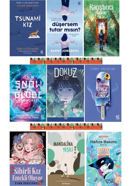 Bilim Kurgu(9kitap) -Hafıza Bakımı, Karıştırıcı, Mandalina Yeşili, Tsunami Kız, Düşersem Tutar Mısın