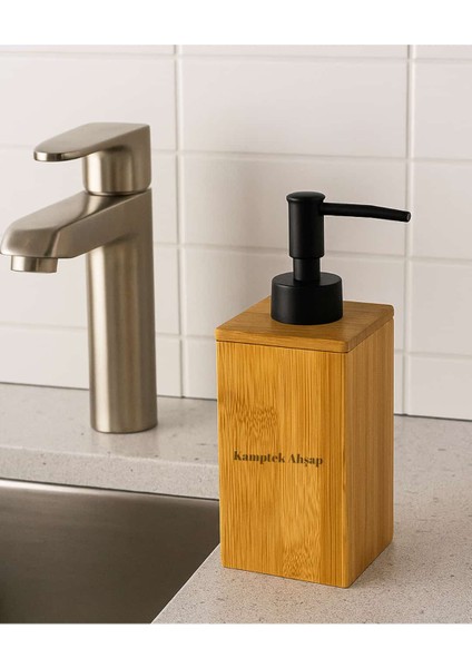 Natural Gerçek Bambu Sıvı Sabunluk 100 ml